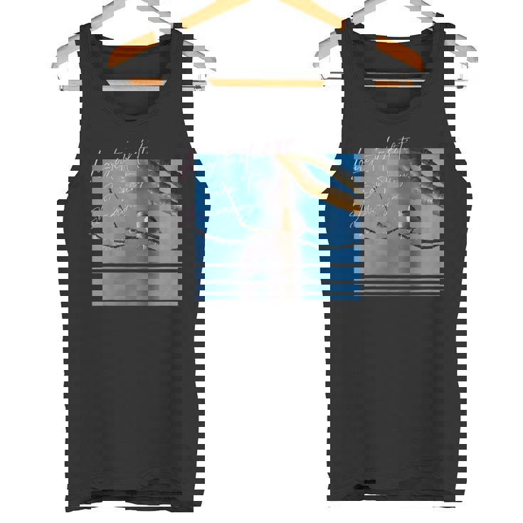 雪の妖精 北海道 日本の小鳥 青空 写真 タンクトップ