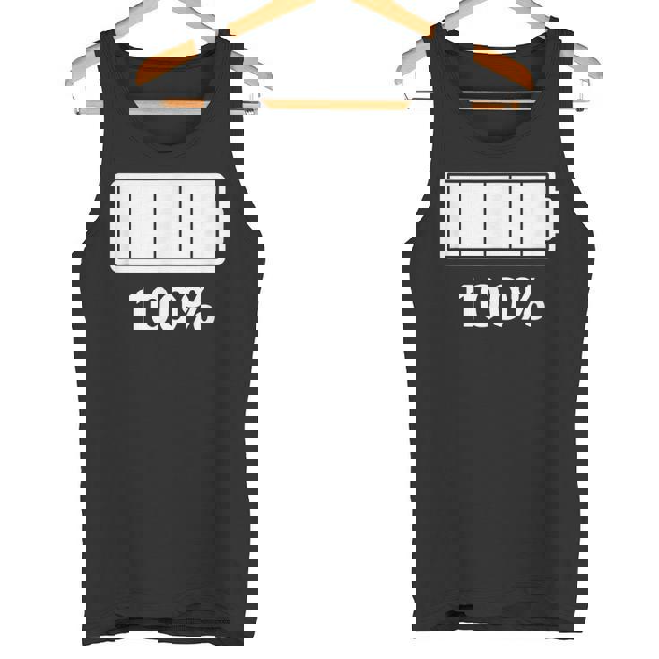 電池【100】バッテリー おもしろ 面白い ギャグ ネタ ウケ狙い 笑える ユーモア お笑い 個性的な タンクトップ