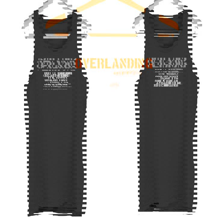 面白い オーバーランディング オフロード キャンプ タンクトップ