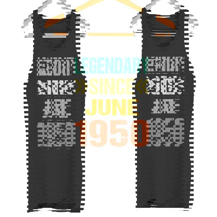 面白い75歳の誕生日 6月生まれの伝説 1950年6月以来 タンクトップ
