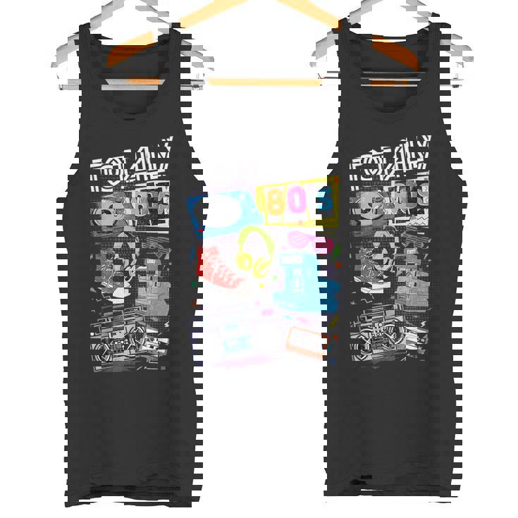 面白い80年代レトロtシャツ 1980年代パーティーギフト ターンテーブルカセット タンクトップ