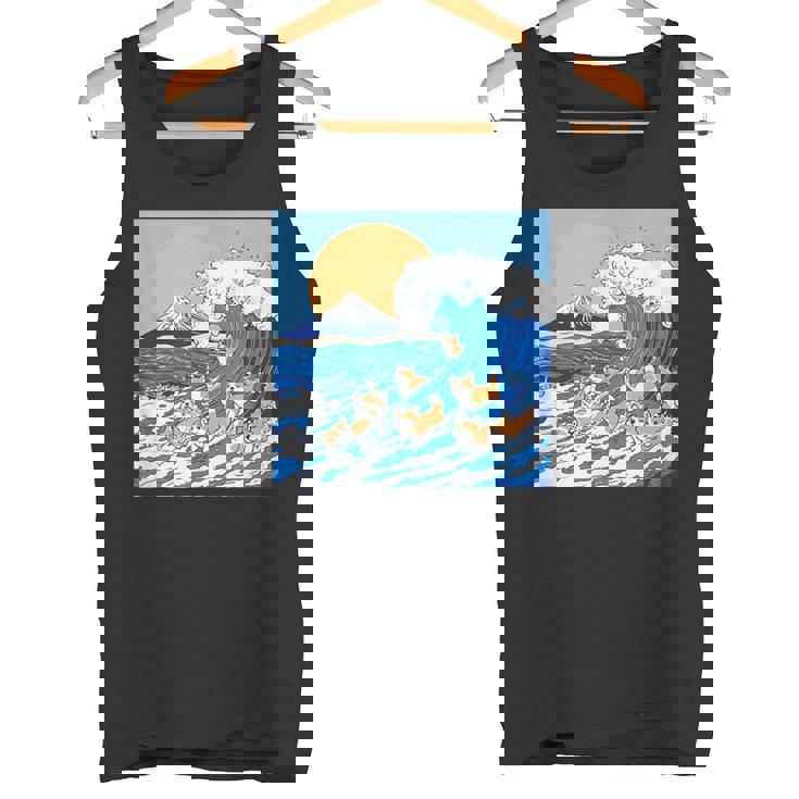 面白いtシャツ コーギー 犬 イヌ わんこ メンズ 犬好き グッズ かわいい おもしろ 面白い 服 ネタ 夏 タンクトップ