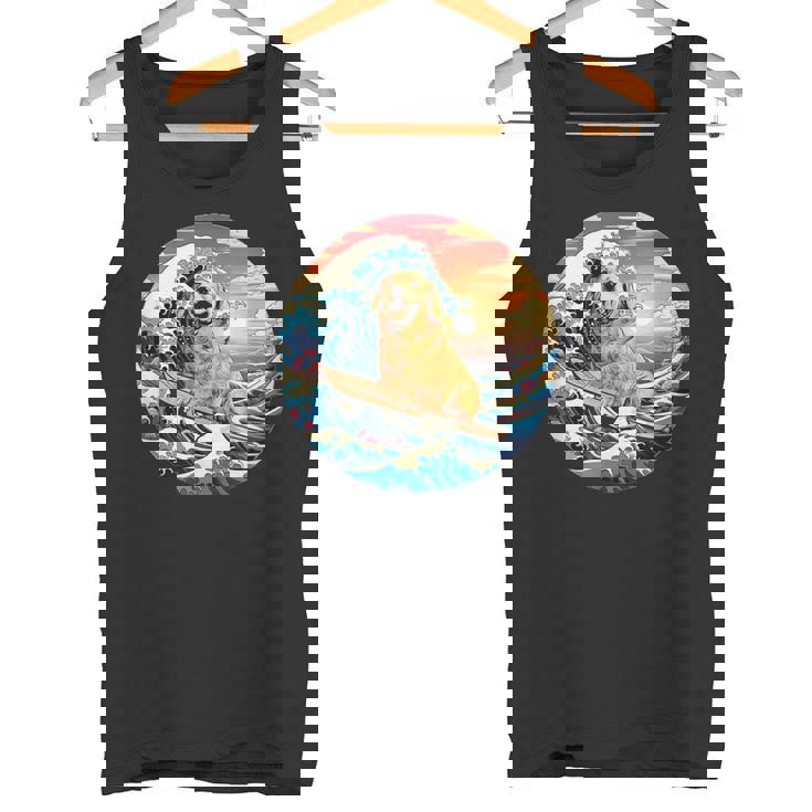 面白いtシャツ ゴールデンレトリバー 犬 イヌ メンズ 犬好き グッズ かわいい おもしろ 面白い 服 ネタ タンクトップ