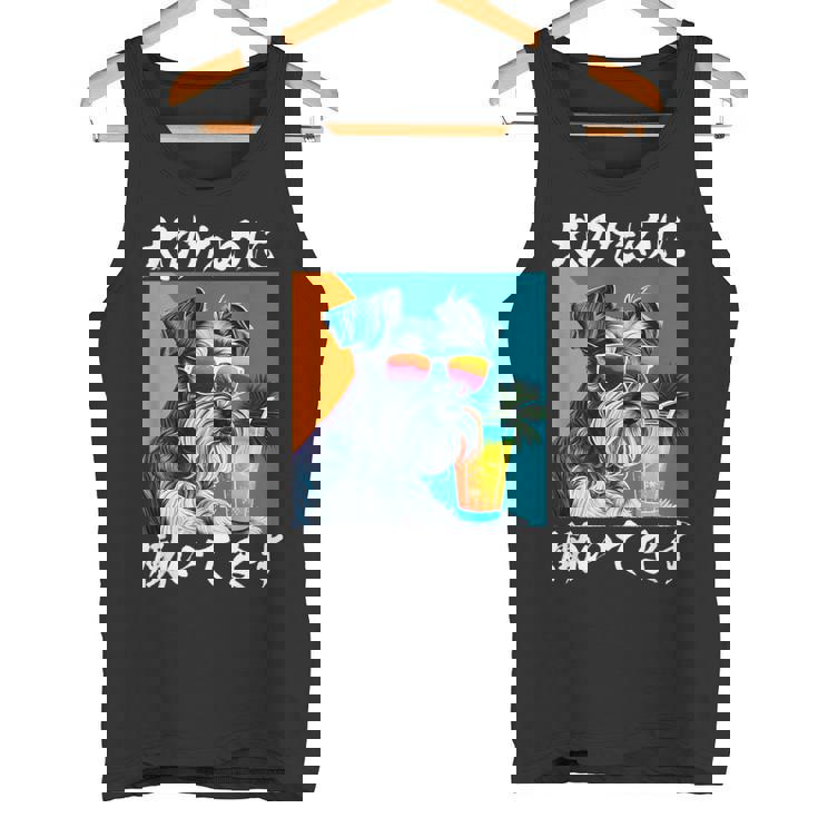 面白いtシャツ シュナウザー イヌ わんこ メンズ 犬好き グッズ おもしろ 面白い 服 ネタ わんこ タンクトップ