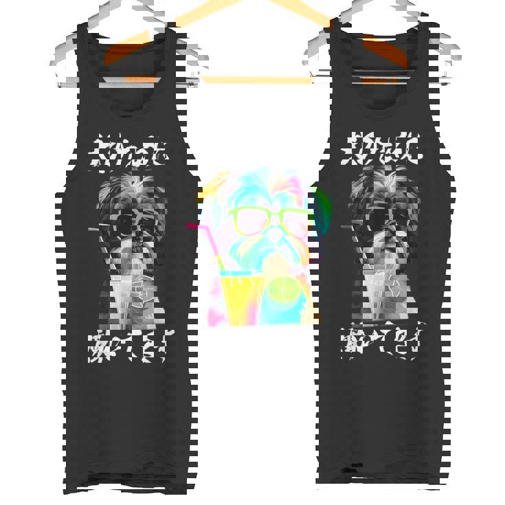 面白いtシャツ シーズー イヌ わんこ メンズ 犬好き グッズ おもしろ 面白い 服 ネタ わんこ タンクトップ