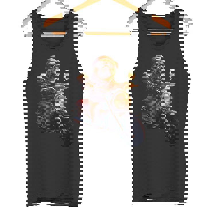 面白いtシャツ パグ バイク イヌ メンズ 犬好き グッズ かわいい おもしろ 面白い 服 ネタ タンクトップ