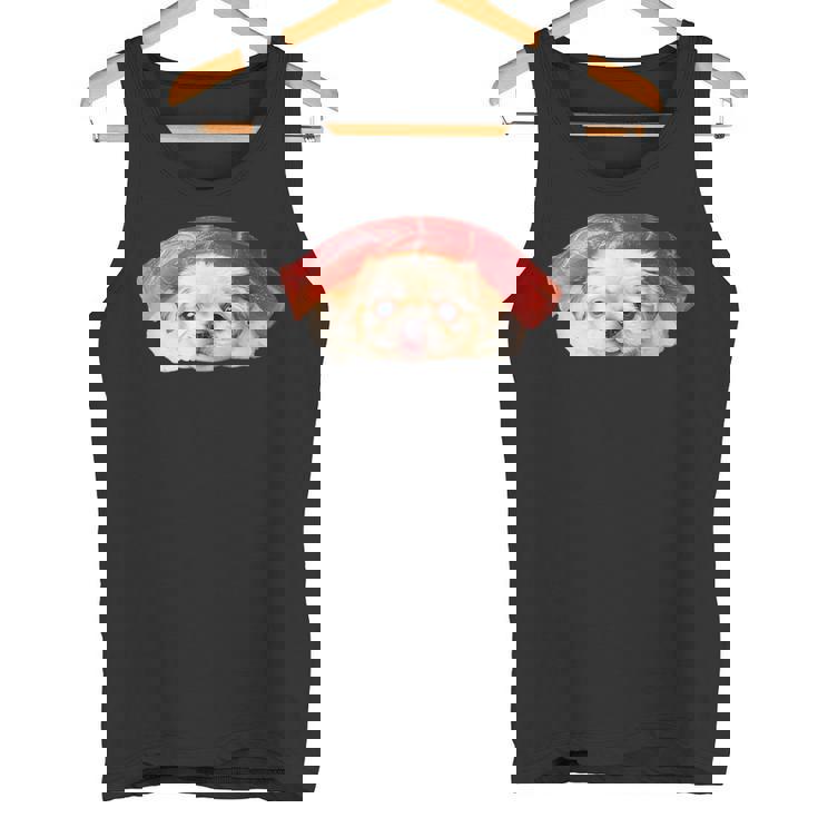 面白いtシャツ ペキニーズ 犬 イヌ 寿司 メンズ 犬好き グッズ かわいい おもしろ 面白い 服 ネタ タンクトップ