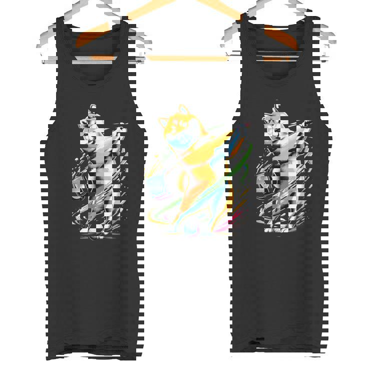 面白いtシャツ 柴犬 ゴルフ イヌ わんこ メンズ 犬好き グッズ かわいい おもしろ 面白い 服 ネタ タンクトップ