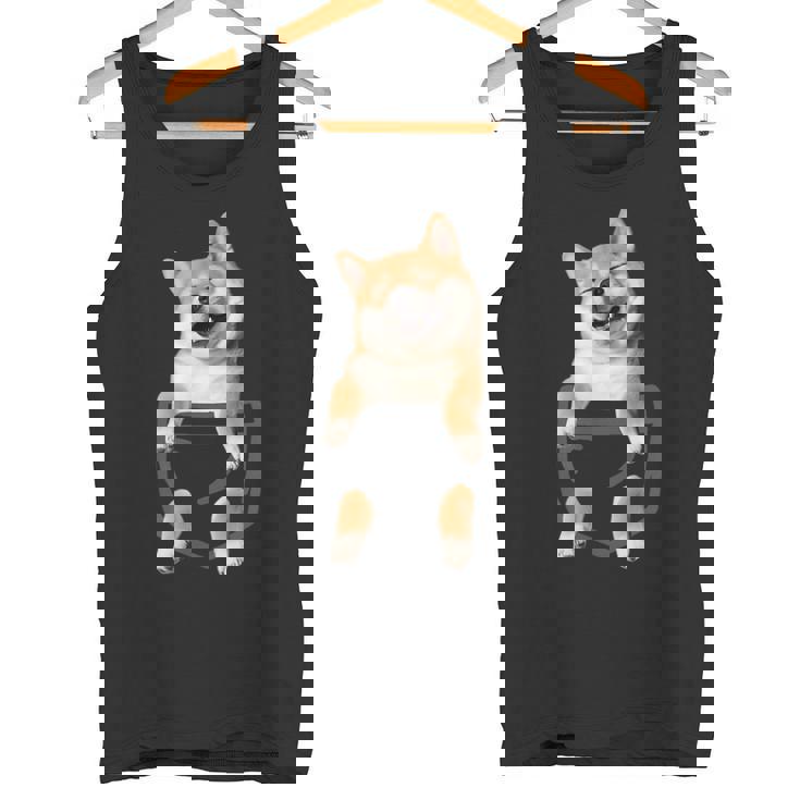 面白いtシャツ 柴犬 ポケット イヌ わんこ メンズ 犬好き グッズ かわいい おもしろ 面白い 服 ネタ タンクトップ