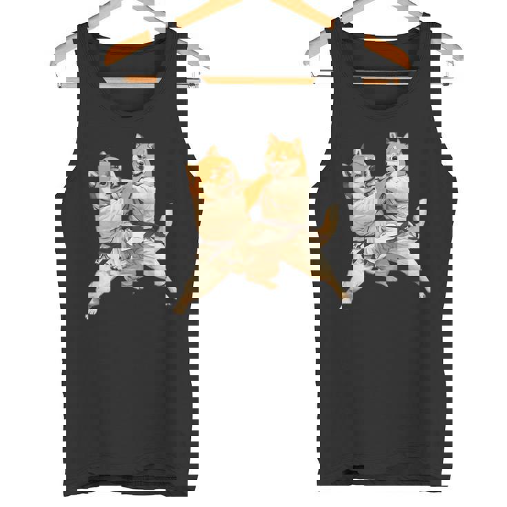 面白いtシャツ 柴犬 柔道 イヌ わんこ メンズ 犬好き グッズ かわいい おもしろ 面白い 服 ネタ 犬 タンクトップ