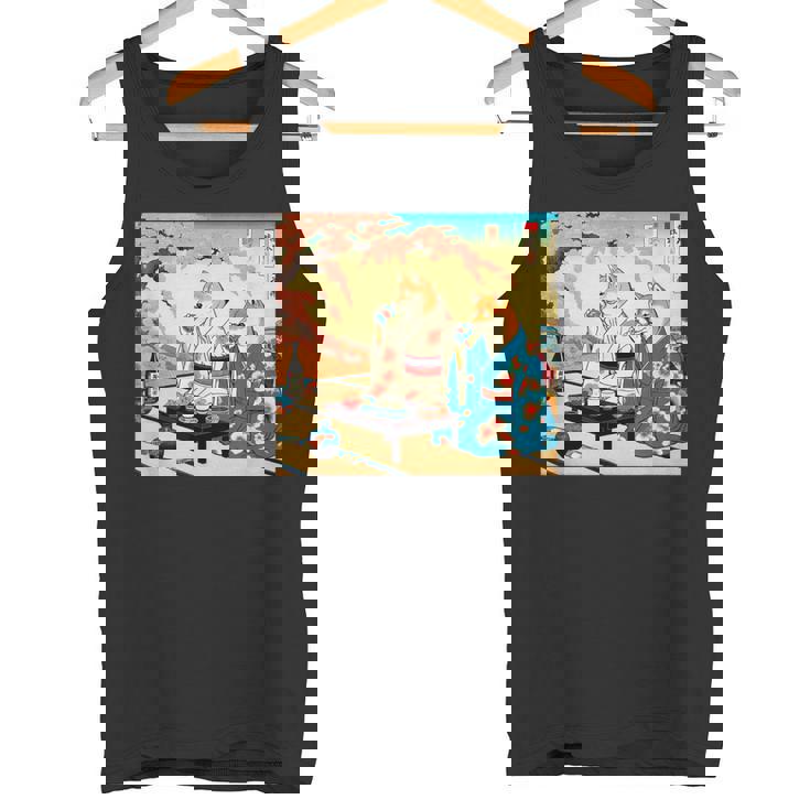 面白いtシャツ 柴犬 酒 イヌ わんこ メンズ 犬好き グッズ かわいい おもしろ 面白い 服 ネタ 浮世絵 タンクトップ