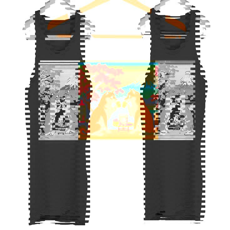 面白いtシャツ 柴犬 酒イヌ わんこ メンズ 犬好き グッズ かわいい おもしろ 面白い 服 ネタ 浮世絵 タンクトップ