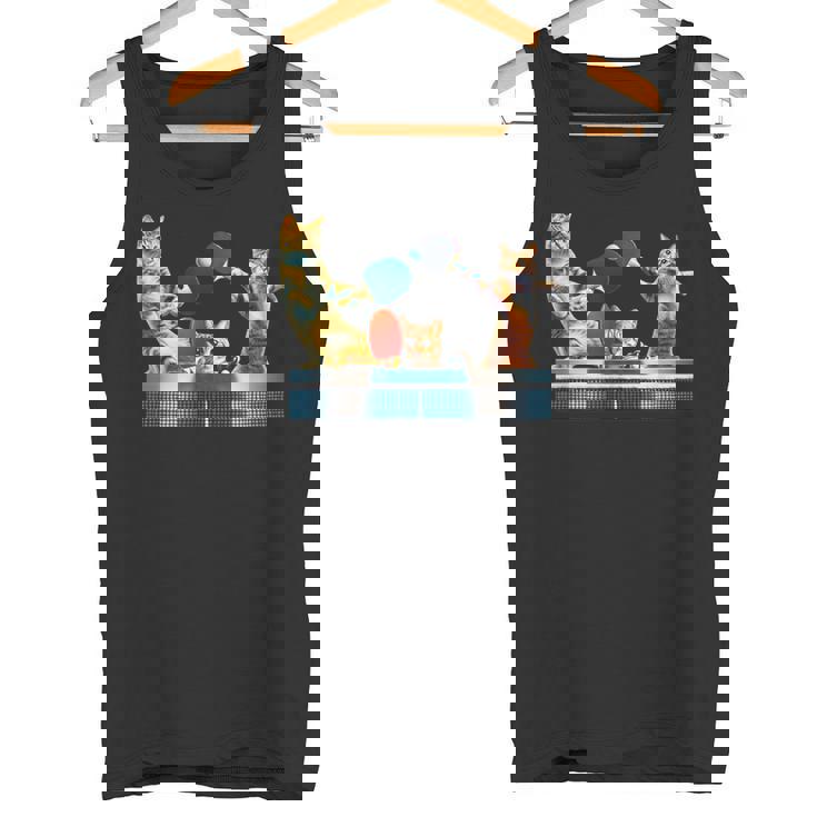 面白いtシャツ 猫 ネコ メンズ 卓球 猫好き グッズ おもしろ 面白い 服 ネタ にゃんこ 猫の下僕 タンクトップ