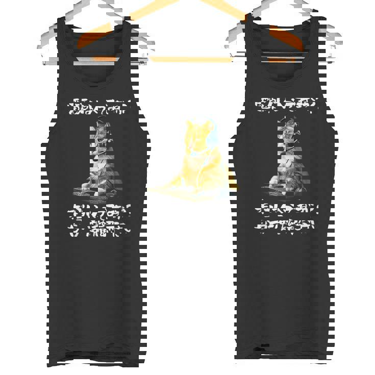 面白いtシャツ 猫 ネコ メンズ 猫好き グッズ おもしろ 面白い 服 ネタ 猫の下僕 ヘルプデスク タンクトップ