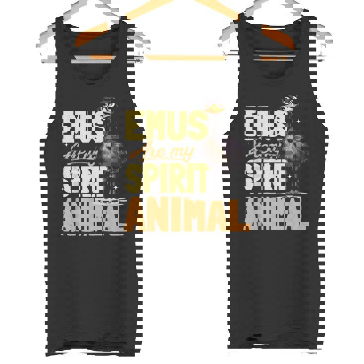 面白いエミューアニマルemus Are Mypiritアニマル。 タンクトップ