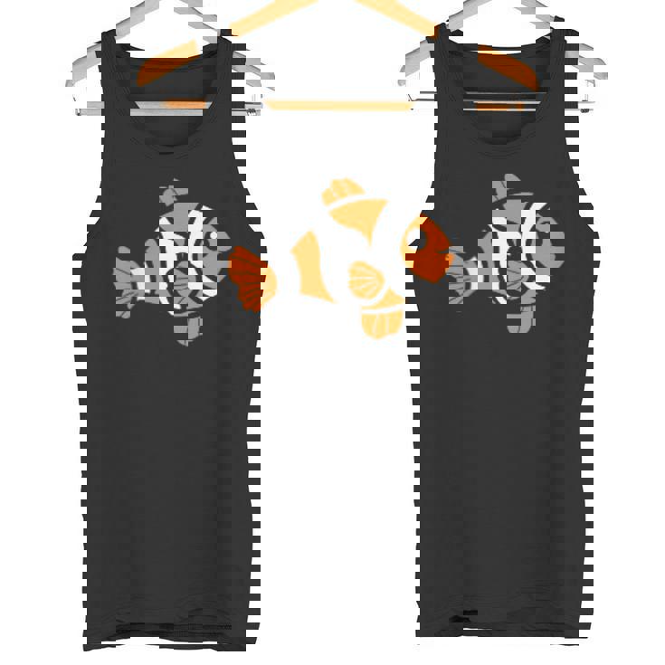 面白いカクレクマノミ シンプルで小さいかわいいカクレクマノミ タンクトップ