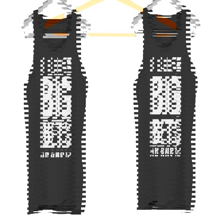 面白いカジノギャンブル大きな賭けが好き タンクトップ