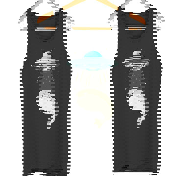 面白いサカバンバスピス フィッシュミーム Ufo アブダクション タンクトップ