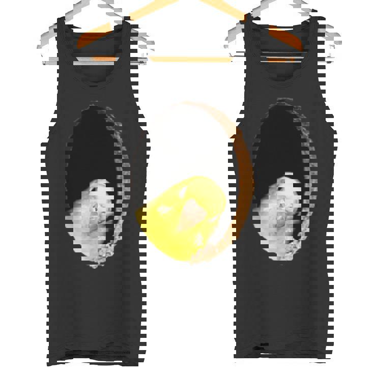 面白いセキセイインコ イエロー セキセイインコ ペット 鳥好きのギフト タンクトップ