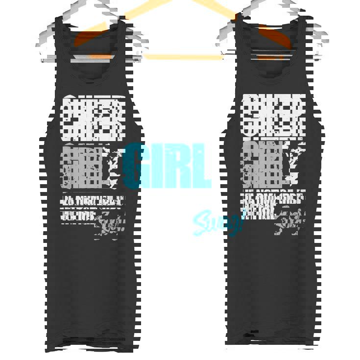 面白いチアリーダーシャツ かわいいチアリーディングガールギフト タンクトップ