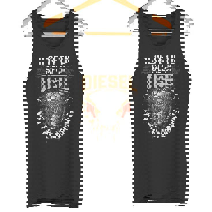 面白いディーゼルメカニックシャツ I Love Themell Of Diesel タンクトップ