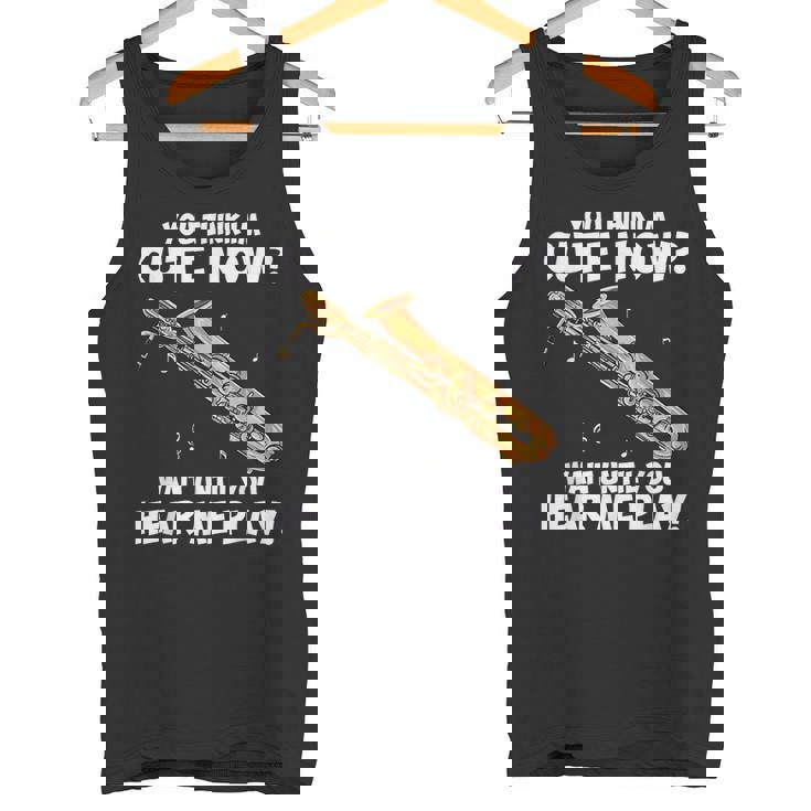 面白いバリトンサックスのデザイン私はサックスを持っています タンクトップ