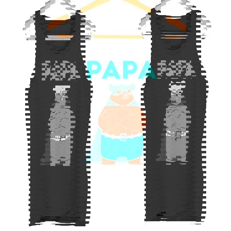 面白いパパベアシャツ I 父の日誕生日ギフト タンクトップ
