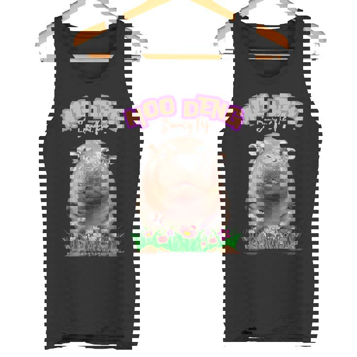 面白いムーデンかわいい赤ちゃんの有名なピグミーカバ タンクトップ