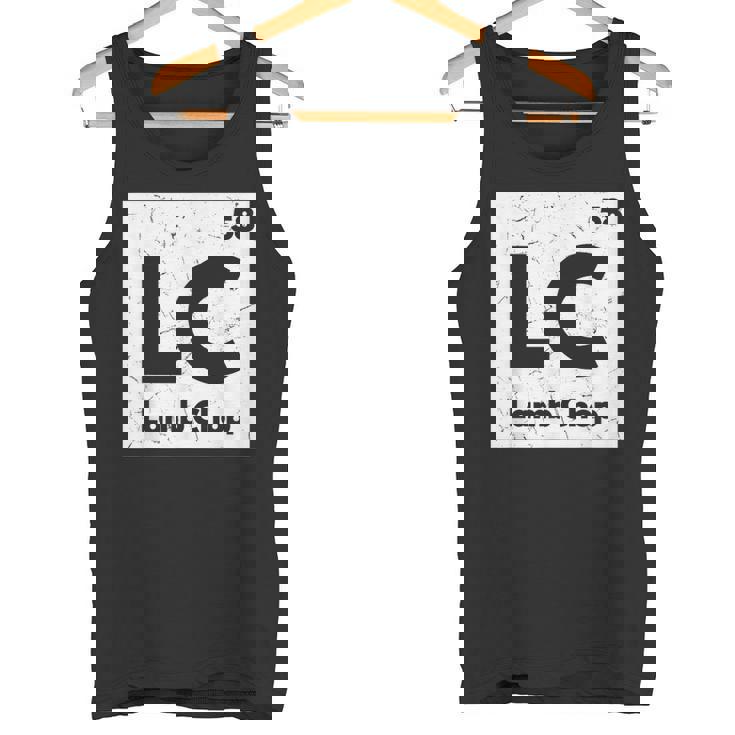 面白い化学成分ジョークラムチョップラムラバーギフト タンクトップ