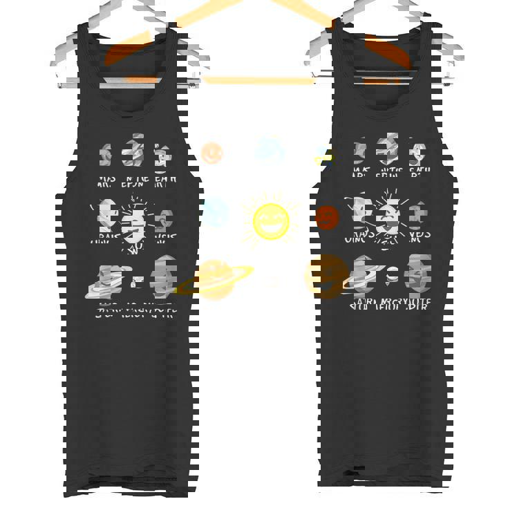 面白い太陽系-プラネット・スウィート・チルドレン物理学者 タンクトップ