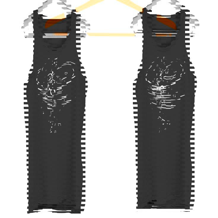 音楽のシンボル 音楽家 作曲家 音楽好き リズム タンクトップ