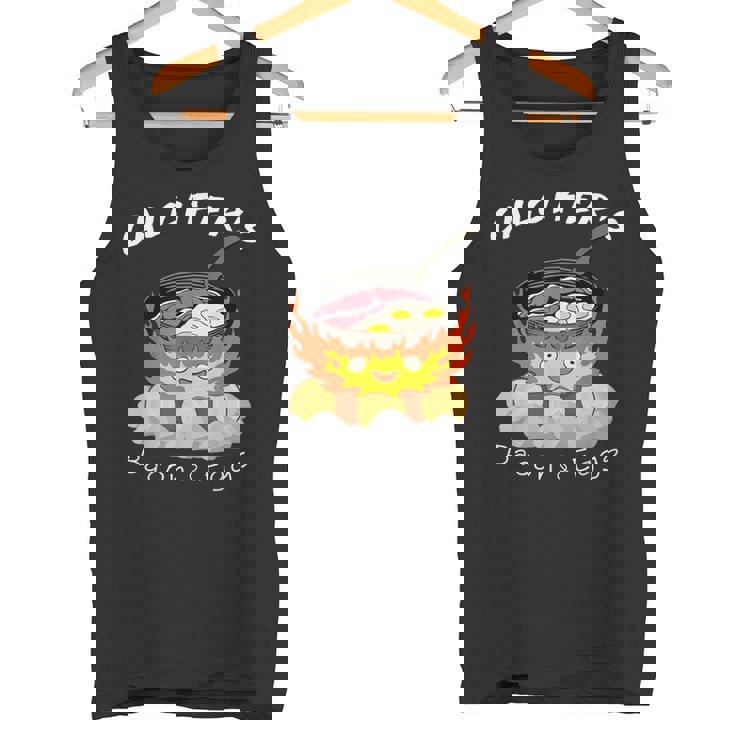 食品愛好家、カルシファーのベーコン、エッグクック。 タンクトップ