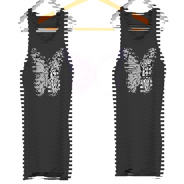 食道がん啓発ツルニチニチソウリボン タンクトップ