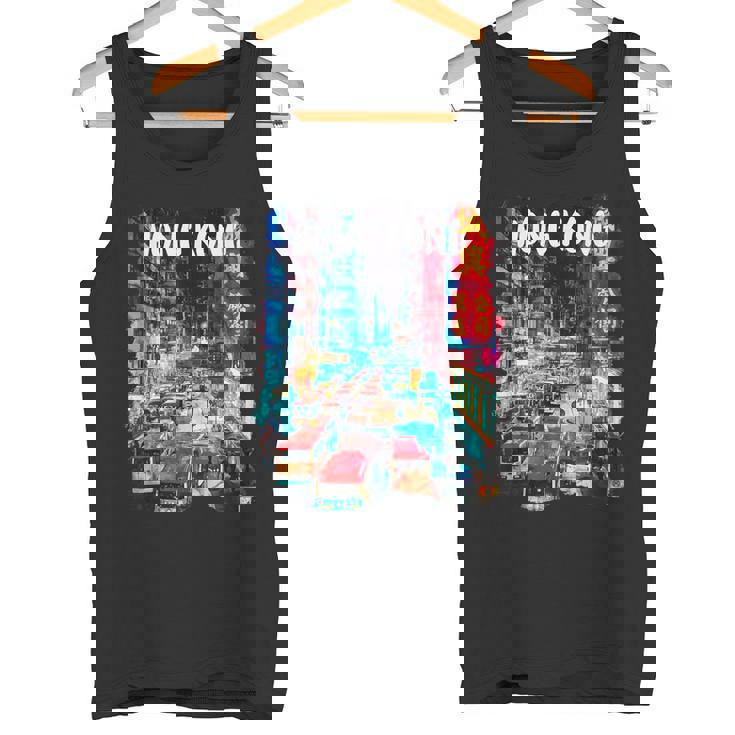 香港のお土産-夜の香港 タンクトップ