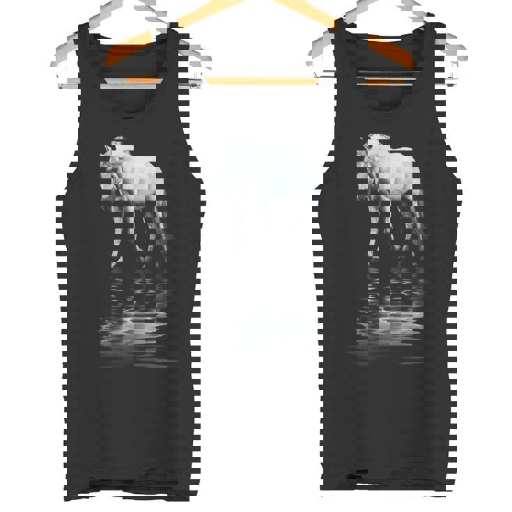 馬 動物 モチーフ アート 馬 タンクトップ