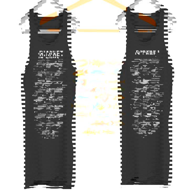 魚 アルファベット 教育 淡水 種 釣り タンクトップ