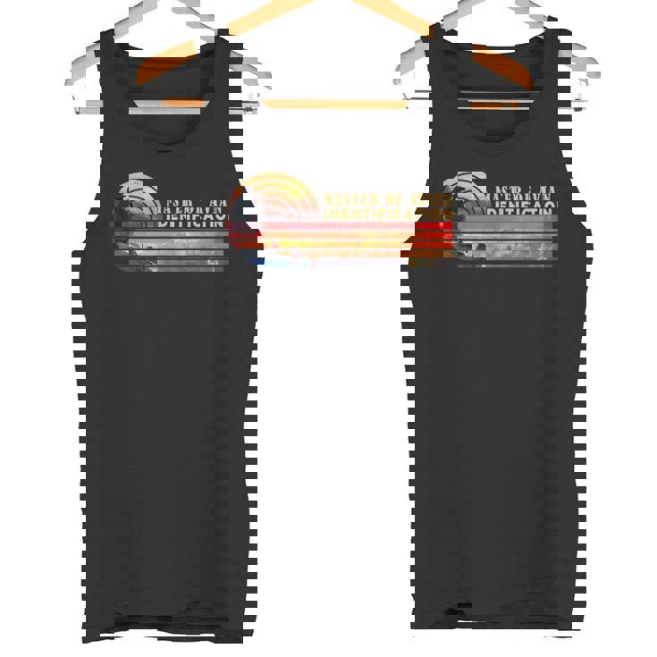 鳥類識別の達人 レトロ・バードウォッチング タンクトップ