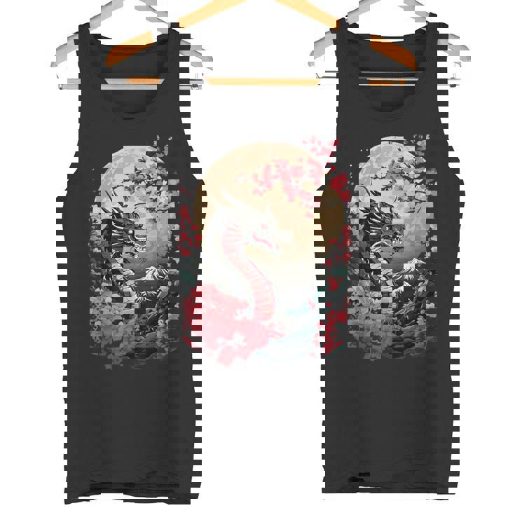 黒龍 桜 日本 美学 日本龍 タンクトップ