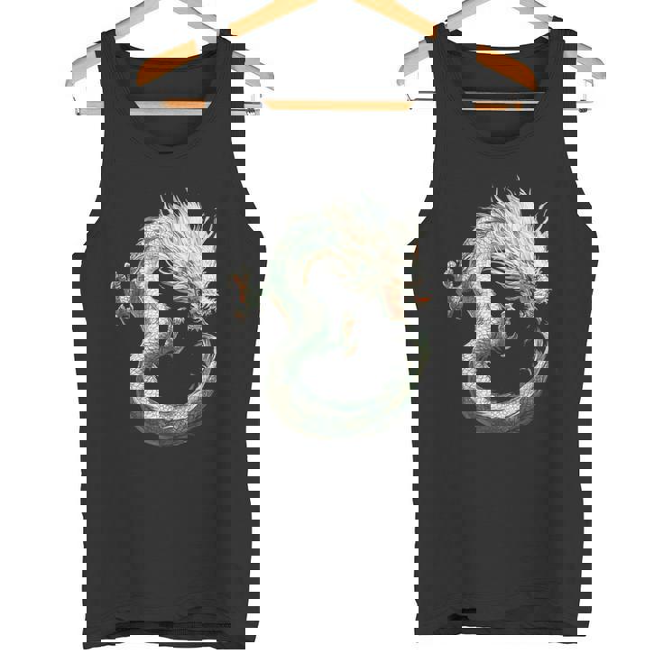 龍人 龍神 ドラゴンモチーフ 神話芸術 龍神竜 タンクトップ