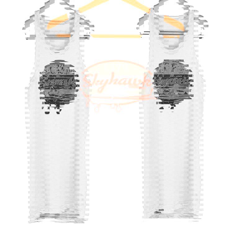 172Kyhawk ヴィンテージ レトロ 飛行機 フライングパイロット タンクトップ