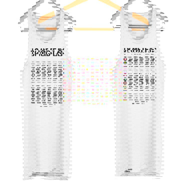 188 世界の国旗 世界の国旗 世界地図 タンクトップ