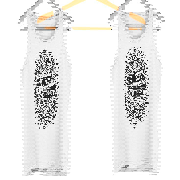 2トーン スカトランペット奏者 サムプリント タンクトップ