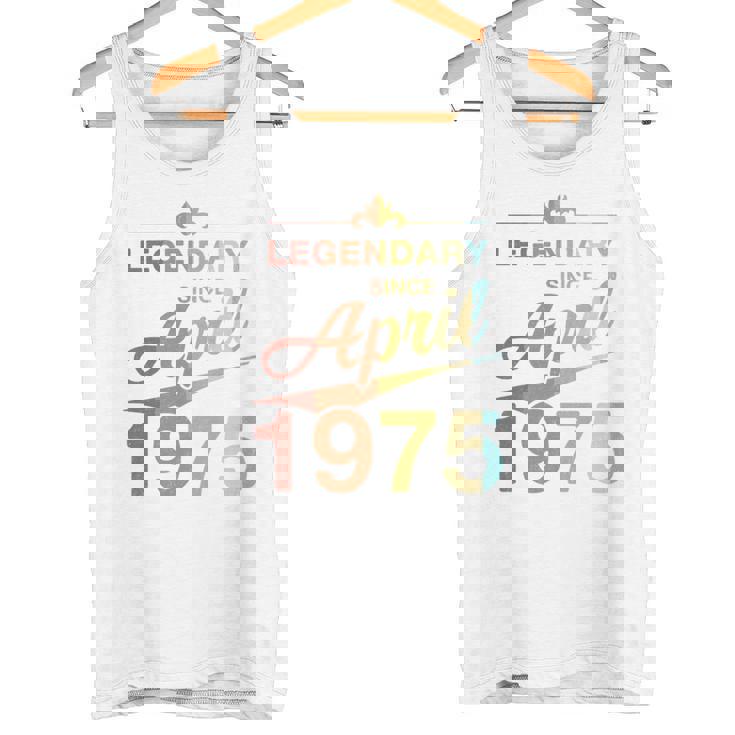 50Th Birthday 1975年4月生まれ 50歳 ヴィンテージ 長袖tシャツ タンクトップ