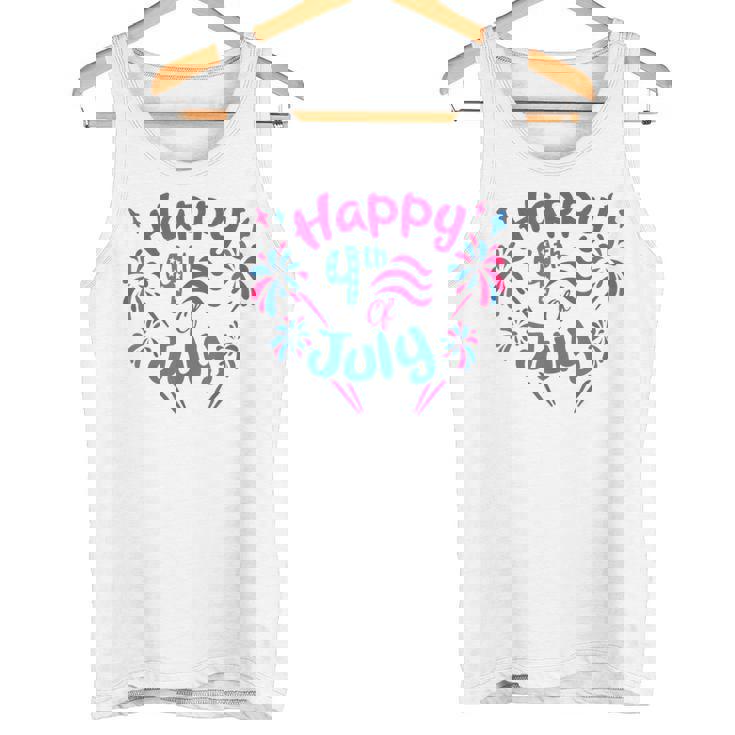 7月4日 花火監督 おかしな家族花火 タンクトップ