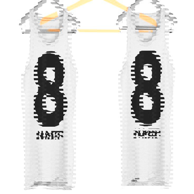 8 数字 タンクトップ