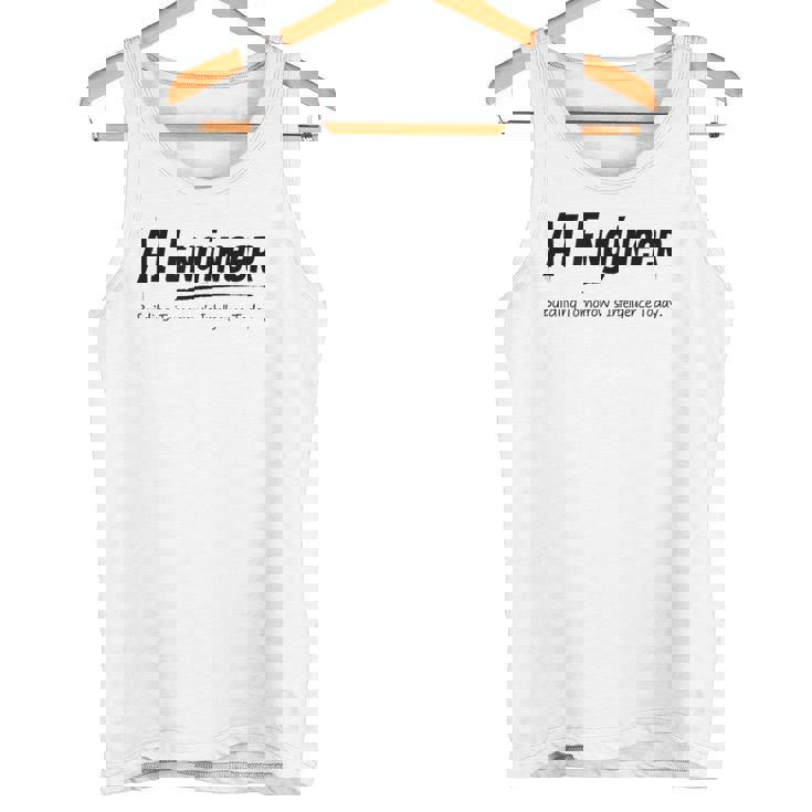 Aiエンジニアが今日の明日の知性を構築 タンクトップ