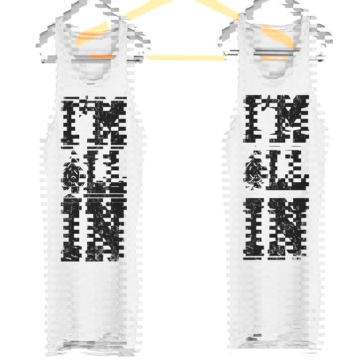 Im All In ポーカーシャツ ポーカープレーヤー タンクトップ