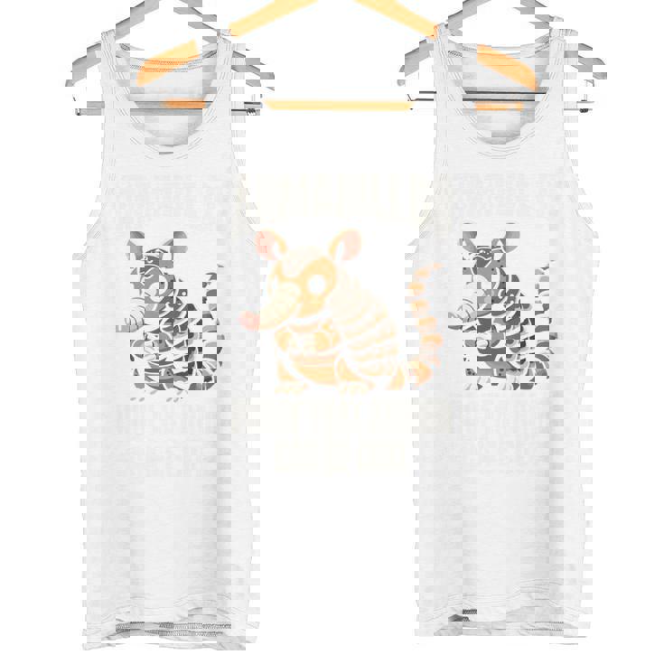 Armadillo かわいいアーマー アニマル アルマジロ 長袖tシャツ タンクトップ