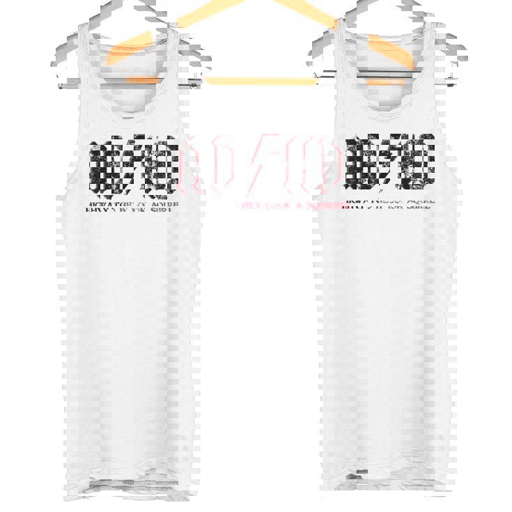 Ashdがadhdハイウェイをヘイルック・ア・リスに贈るおもしろいadhd タンクトップ