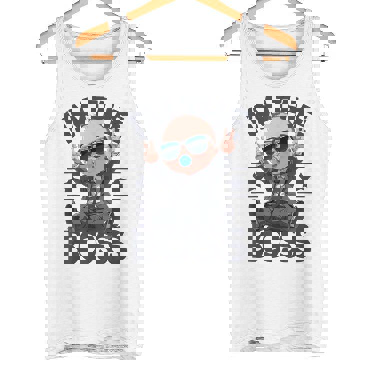 Baby Boss I'm The Boss レトロ Like A Boss キッズ タンクトップ